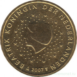 Монета. Нидерланды. 10 центов 2007 год.