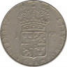 Монета. Швеция. 1 крона 1965 год. ав.