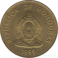 Монета. Гондурас. 5 сентаво 1999 год.