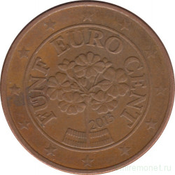 Монета. Австрия. 5 центов 2013 год.