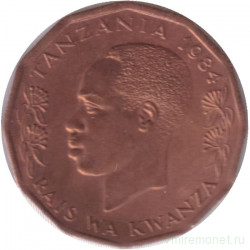 Монета. Танзания. 5 центов 1984 год.