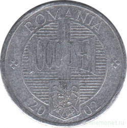 Монета. Румыния. 1000 лей 2002 год.
