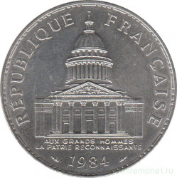 Монета. Франция. 100 франков 1984 год.