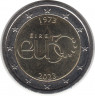 Монета. Ирландия. 2 евро 2023 год. 50 лет вступления Ирландии в совет Европы.