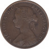 Монета. Канада. Новая Шотландия. 1 цент 1861 год.