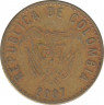 Монета. Колумбия. 100 песо 2007 год. ав.