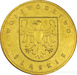 Монета. Польша. 2 злотых 2004 год. Воеводство Силезия.