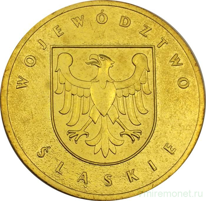 Монета. Польша. 2 злотых 2004 год. Воеводство Силезия.