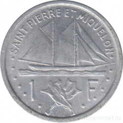 Монета. Сен-Пьер и Микелон. 1 франк 1948 год.