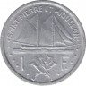 Монета. Сен-Пьер и Микелон. 1 франк 1948 год. рев.