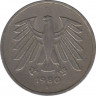 Монета. ФРГ. 5 марок 1980 год. Монетный двор - Штутгарт (F). ав.