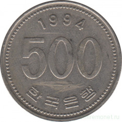 Монета. Южная Корея. 500 вон 1994 год. 
