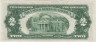 Банкнота. США. 2 доллара 1953 год. Красная печать. C. Тип 380c. рев.