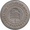 Монета. Колумбия. 2 1/2 сентаво 1881 год. Диаметр 18 мм. рев.