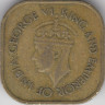 Монета. Цейлон (Шри-Ланка). 5 центов 1945 год. рев.