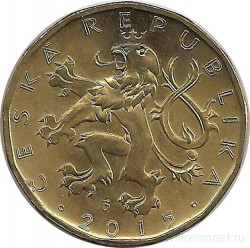 Монета. Чехия. 20 крон 2015 год.