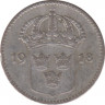 Монета. Швеция. 10 эре 1918 год. ав.