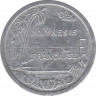 Монета. Французская Полинезия. 1 франк 2002 год. рев.