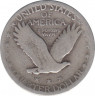 Монета. США. 25 центов 1927 год. рев.