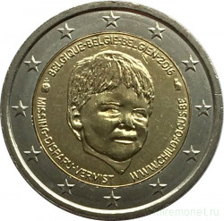 Монета. Бельгия. 2 евро 2016 год. Европейский центр "Child Focus"