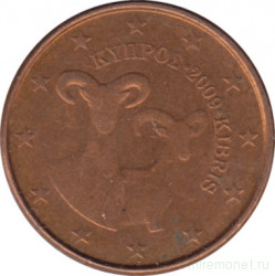 Монета. Кипр. 1 цент 2009 год.