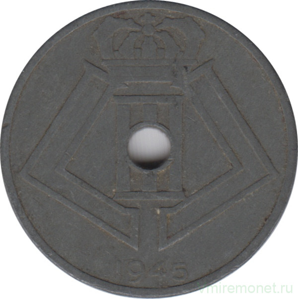 Монета. Бельгия. 25 сантимов 1945 год. BELGIE-BELGIQUE.