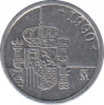 Монета. Испания. 1 песета 1990 год. ав.