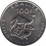 Монета. Джибути. 100 франков 2013 год. ав.