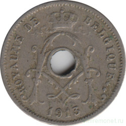 Монета. Бельгия. 5 сантимов 1913 год. BELGIQUE.