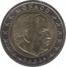 Монета. Монако. 2 евро 2002 год. ав.