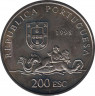  Монета. Португалия. 200 эскудо 1998 год. Мозамбик. рев.
