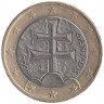 Монета. Словакия. 1 евро 2009 год.