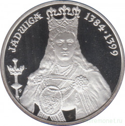 Монета. Польша. 500 злотых 1988 год. Польские правители - королева Ядвига.