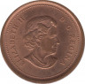 Монета. Канада. 1 цент 2003 год. Цинк покрытый медью. Новый тип. рев.