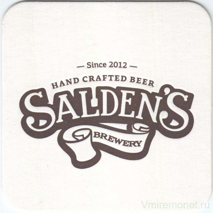Подставка. Пивоварня "Saldens Brewery", Россия.