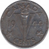Монета. Канада. 5 центов 1944 год. ав.