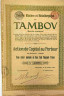 Акция. Россия. Тамбов. "Горно-металлургическое общество". 200 франков 1911 год. ав.
