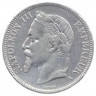 Монета. Франция. 5 франков 1867 год. А.