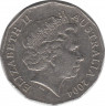 Монета. Австралия. 50 центов 2004 год. Фауна Австралии. рев.