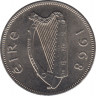 Монета. Ирландия. 1 флорин 1968 год. рев.