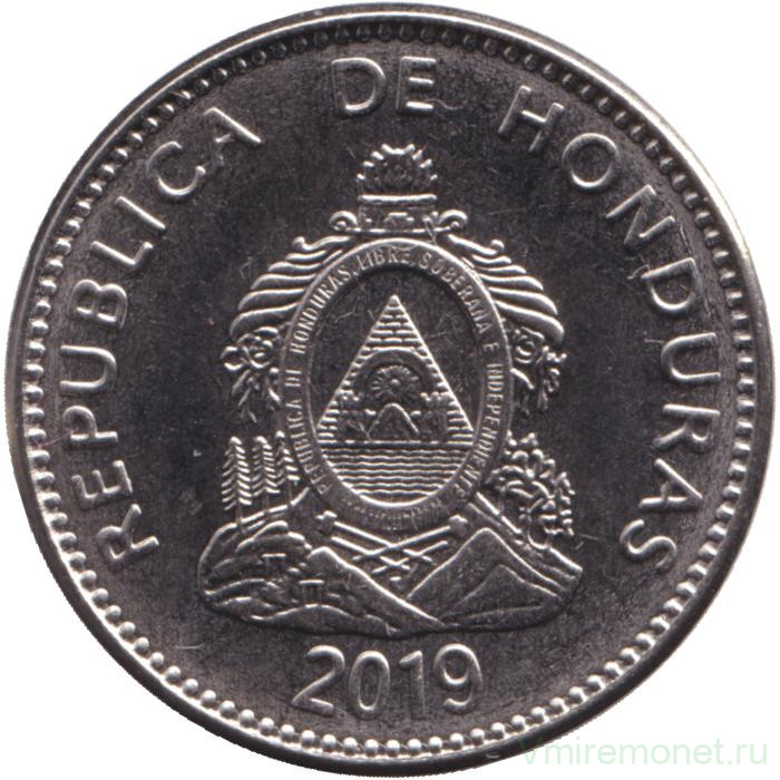 Монета. Гондурас. 20 сентаво 2019 год.