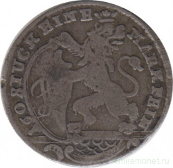Монета. Гессен-Кассель. (Германия). 1/12 талера (2 грошена) 1768 год.