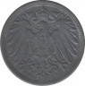 Монета. Германия (Германская империя 1871-1922). 10 пфеннигов 1918 год. Немагнитная. рев.