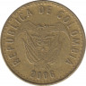 Монета. Колумбия. 100 песо 2006 год. ав.