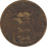 Монета. Датская Вест-Индия. 1 цент 1860 год. рев.