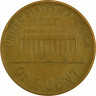 Монета. США. 1 цент 1965 год. рев