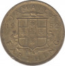 Монета. Ямайка. 1 фартинг 1952 год. ав.