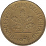 Монета. ФРГ. 5 пфеннигов 1978 год. Монетный двор - Карлсруэ (G). ав.