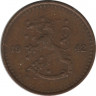 Монета. Финляндия. 25 пенни 1942 год.