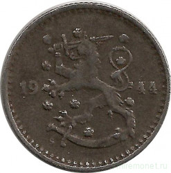 Монета. Финляндия. 1 марка 1944 год. 